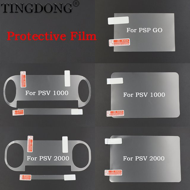 TingDong Schutzfolie für PSV1000 und PSV 2000, transparent, Full-HD, kratzfest - Bild 1