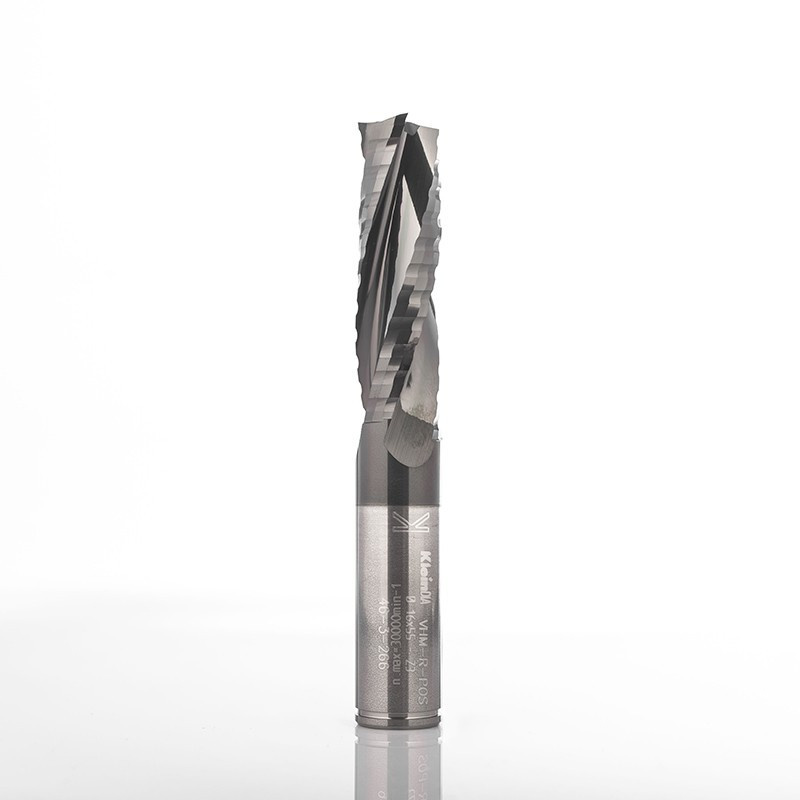 Kleindia Schruppschlichtfräser mit Hochleistungsbeschichtung, Farbe: Silber, Durchmesser: 8 mm, Breite: 30 mm, Länge: 80 mm, Zähne: 2, Rechtslauf - Bild 1
