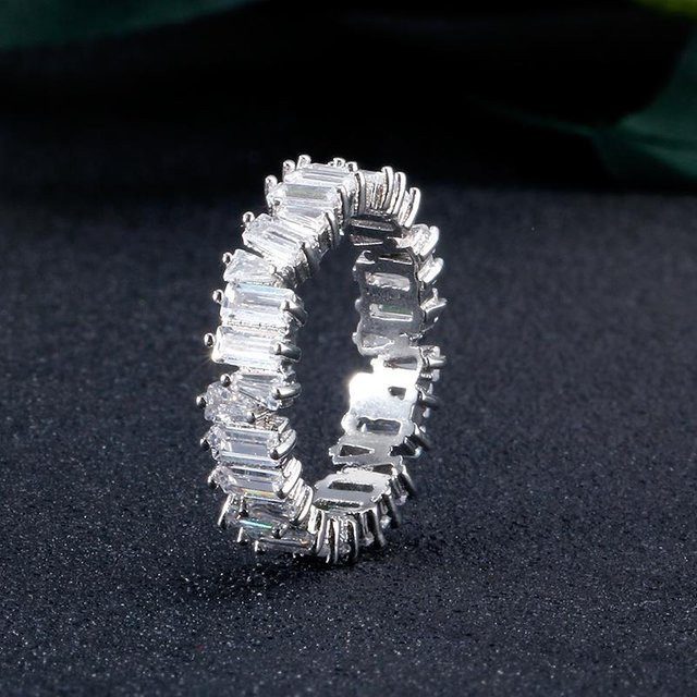 Lucky Star Jewelry Verlobungsring, Zirkonia, Kupfer, Silber, Damen - Bild 1