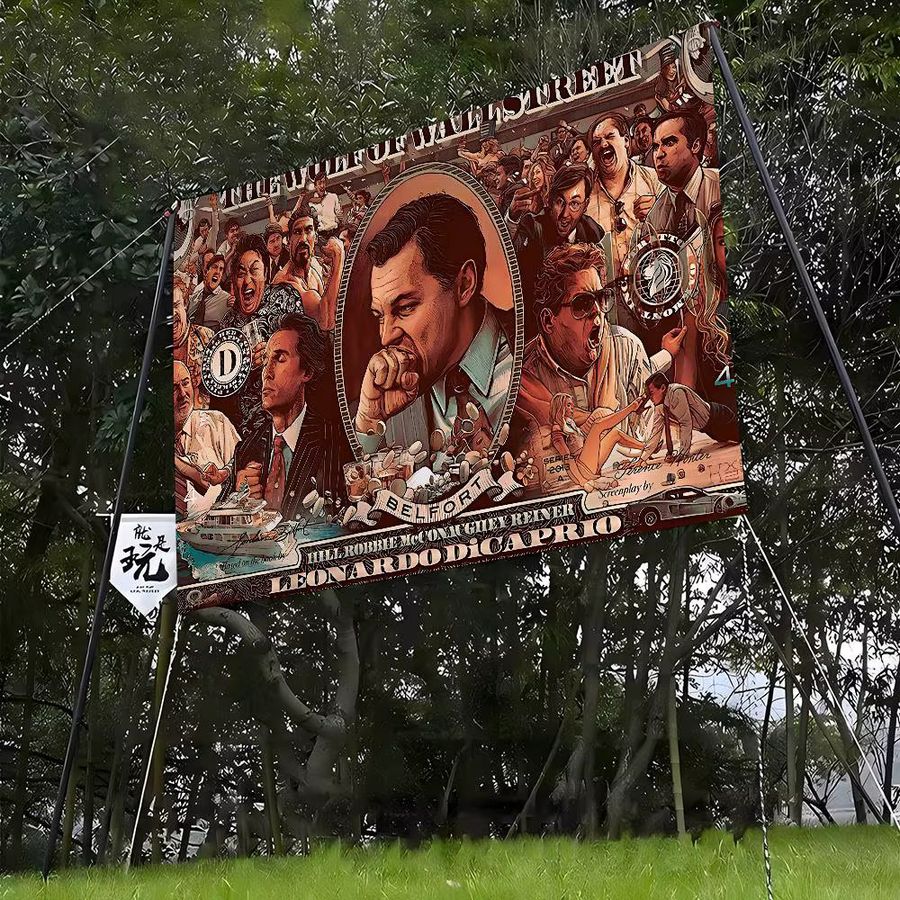 Potdemiel Geburtstagsparty Banner mit Wolf of Wall Street Motiv in Multicolor - Bild 2