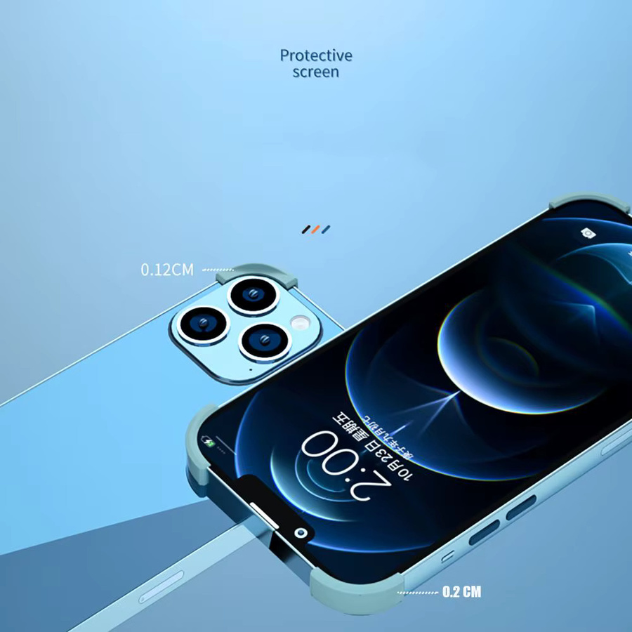 4er-Set Silikon Eckenschutz in Rot für iPhone 13 und iPhone 12 Pro Max - Bild 3
