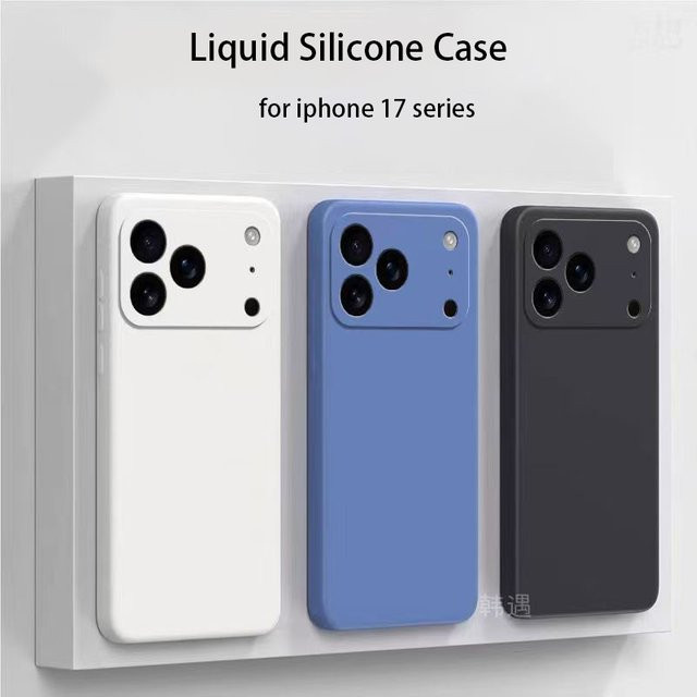 Gusakov Stoßfeste TPU Schutzhülle für iPhone 17 16 15 14 Pro Max und iPhone 17 Air in Schwarz - Bild 1