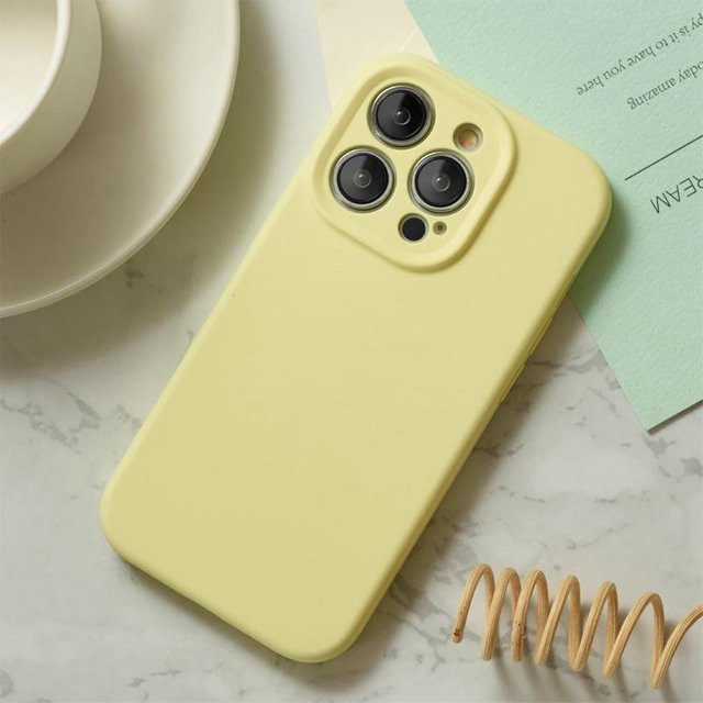 Stoßfeste Silikon-Handyhülle mit Süßigkeiten-Design für iPhone 11 bis iPhone 16 Pro Max Plus von Rui Di in Gelb - Bild 1