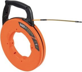 Klein Tools Glasfaser-Einziehband mit Stahlkopf in Orange, 30,5 m - Bild 1