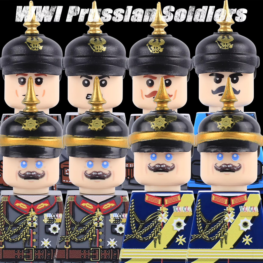 BRICKPANDA Preußische Soldaten Figuren, Bausteine, Militär, Einzelfigur - Bild 2