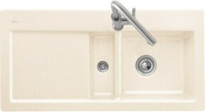 Villeroy & Boch Spüle Subway 60 Aufbauspüle rechts in Stone White CeramicPlus - Bild 1