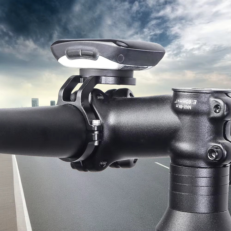 APWIKOGER Fahrrad Lenker Computer Halterung für Garmin, Wahoo, Bryton, XOSS und IGPSPORT in Schwarz - Bild 4