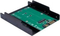 Inter-Tech Einbaurahmen KT001B für SSD und SATA in Schwarz - Bild 1