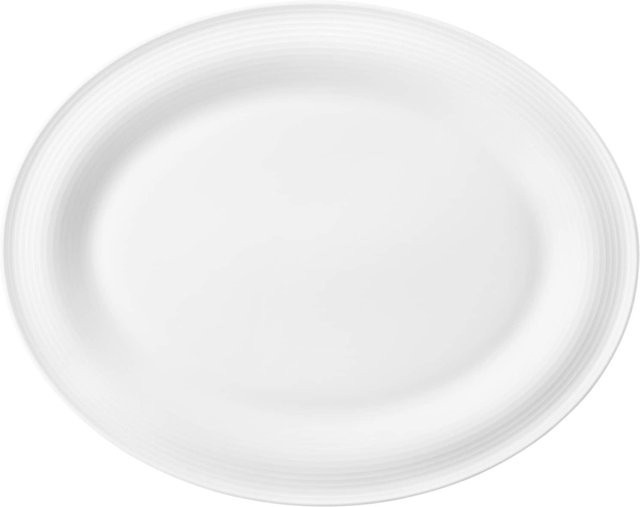 Seltmann Weiden Servierplatte Beat Color Glaze Weiß B: 35 cm, T: 28 cm - Bild 1