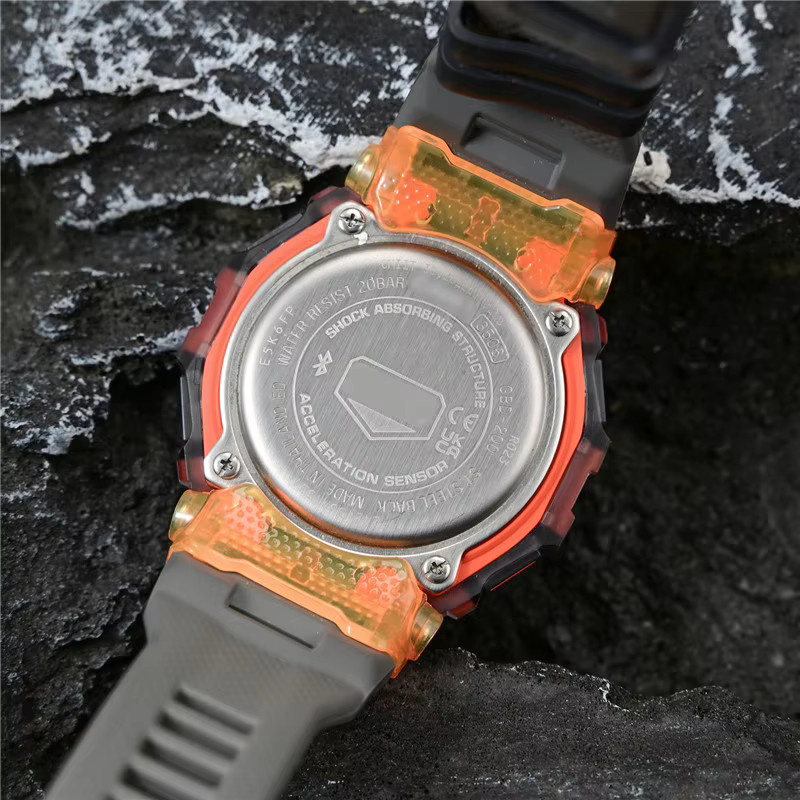 Casio Uhrenarmband TPU-Gummi, Schwarz, Herren - Bild 2