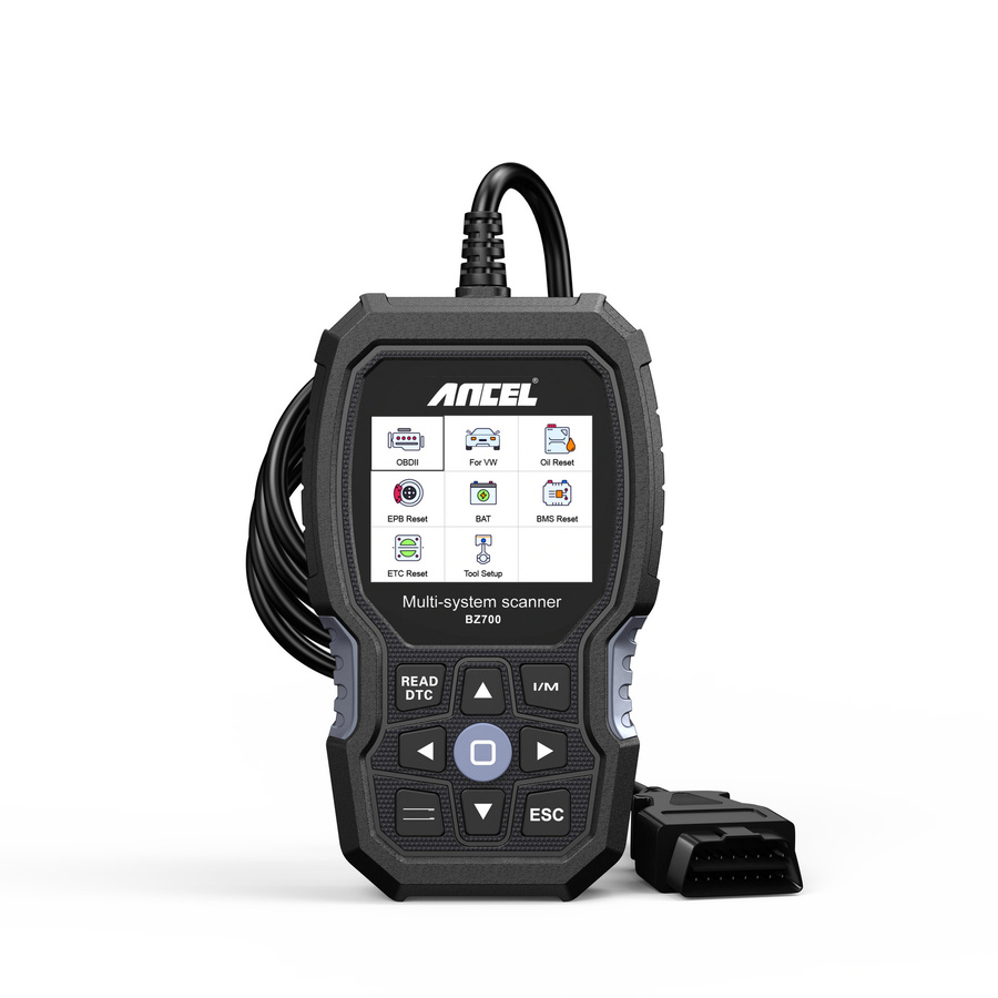 ANCEL BZ700 OBD2-Scanner für Mercedes Benz, Kfz-Diagnosegerät mit Reset-Services und Batterieregistrierung, Schwarz - Bild 5