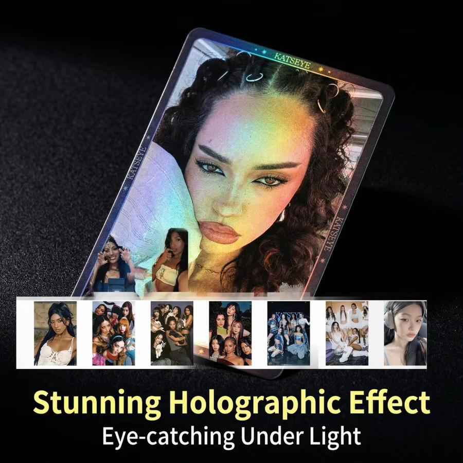 KATSEYE Sammelkarten, 55-teiliges Set, Holografische Fotokarten - Bild 2