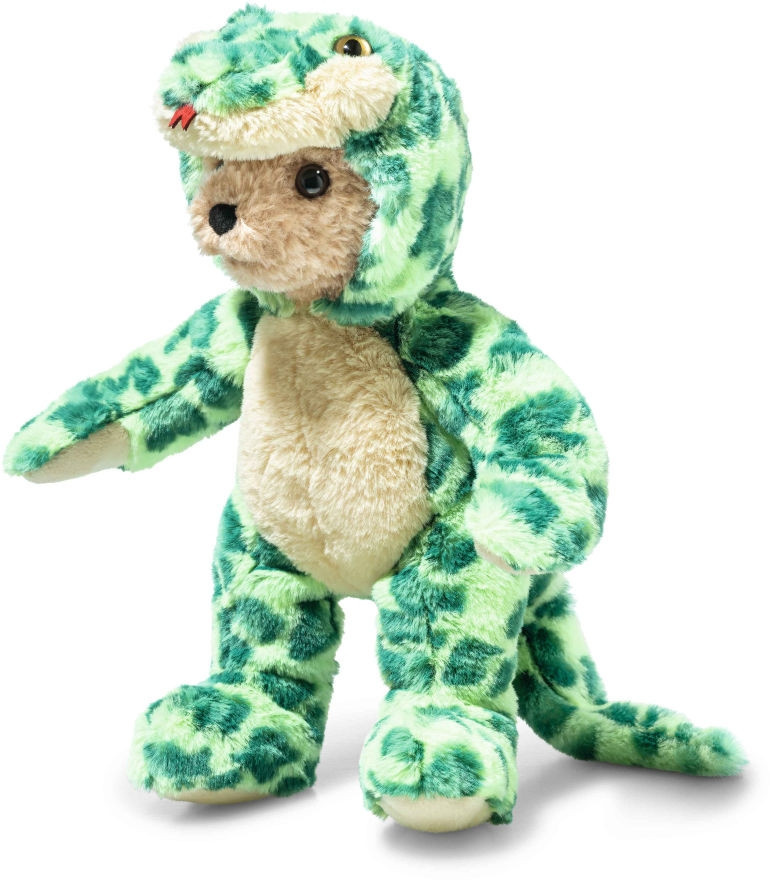Steiff Teddybär Schlange, Plüsch / Textil, Grün - Bild 1