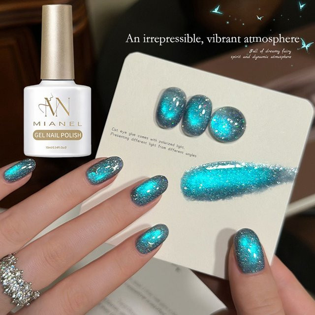 MAINEL Deep Sea Secret Magnetischer Gel-Nagellack, Blau, 10 ml - Bild 1