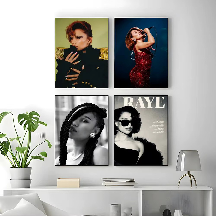 R-RAYE Klassisches Poster als Wandkunst in Multicolour, B/H: 15 x 20 cm - Bild 2