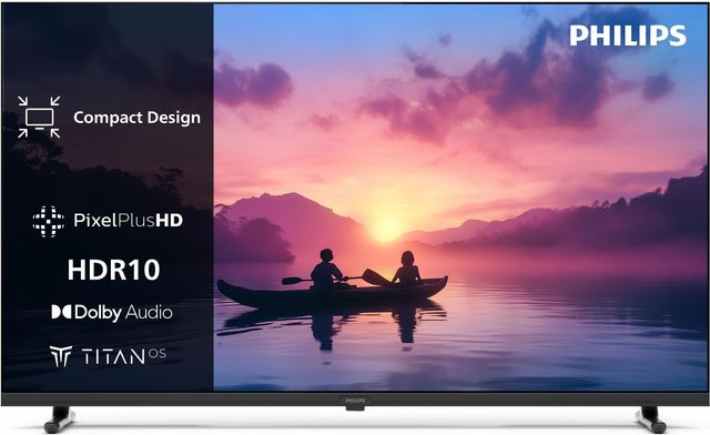 Philips 24PHS6000/12 Smart-TV mit LED-Technik, 60,96 cm (24 Zoll), HD Ready, Schwarz - Bild 1