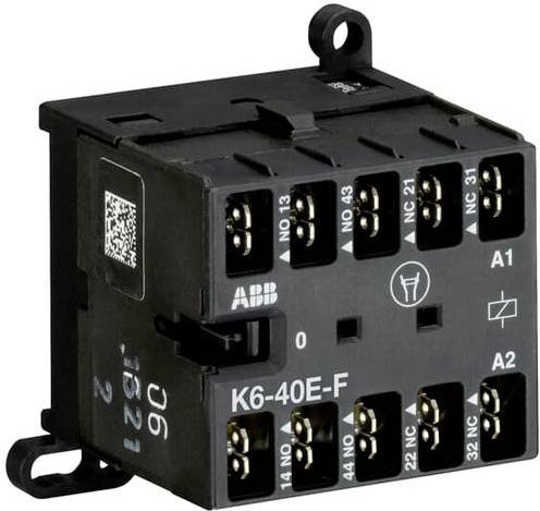 ABB K6-40E-F-84 Kleinschütz mit 4 Schließern in Schwarz - Bild 1