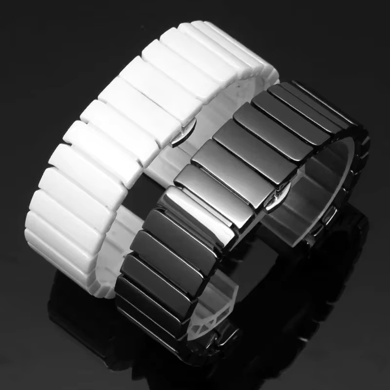 KOSPET Uhrenarmband Keramik, 22 mm, Schwarz, Unisex - Bild 4