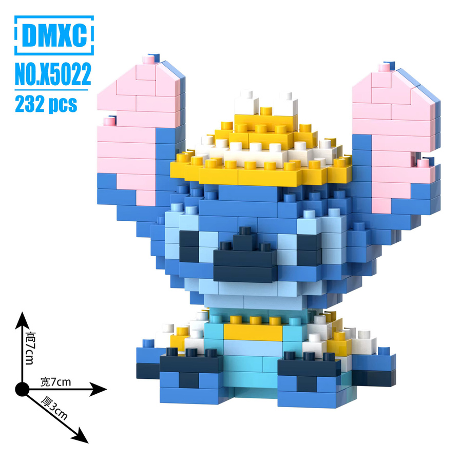 Disney Stitch, Mikro-Baustein-Bausatz, 232 Teile - Bild 2