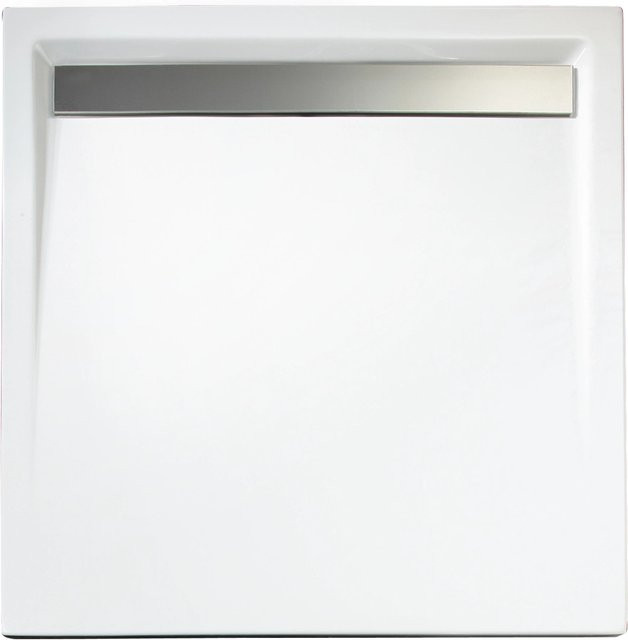 Schulte Duschwannen-Set ExpressPlus Quadrat in Weiß, B/T: 100 x 100 cm - Bild 1