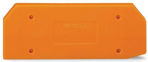 WAGO 282-315 Abschluss- und Trennplatte Orange 50 Stück - Bild 1