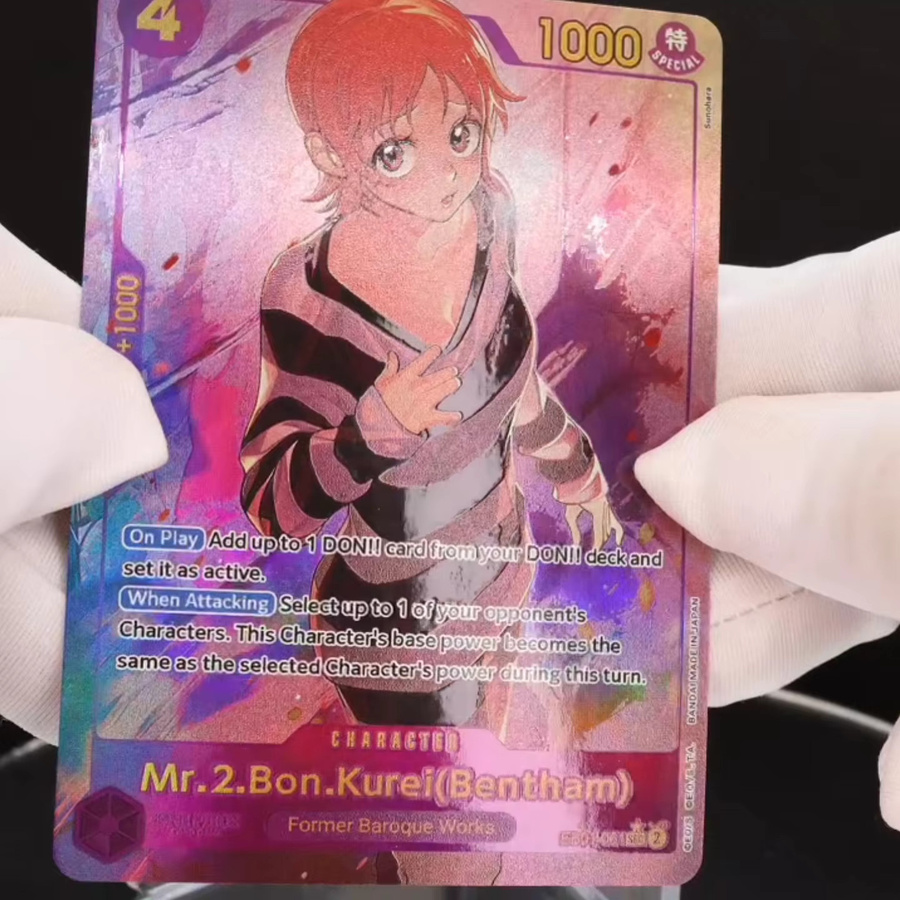 Bandai One Piece Mr.2 Bon Kurei Bentham AA SEC, Sammelkarten, Englisch - Bild 2
