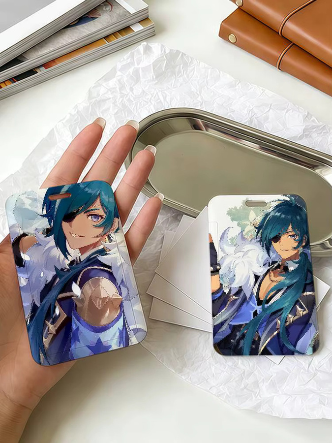 Genshin Impact Kaeya Chibi Schiebe-Kartenhülle für Ausweise und Buskarten in Multicolour - Bild 7