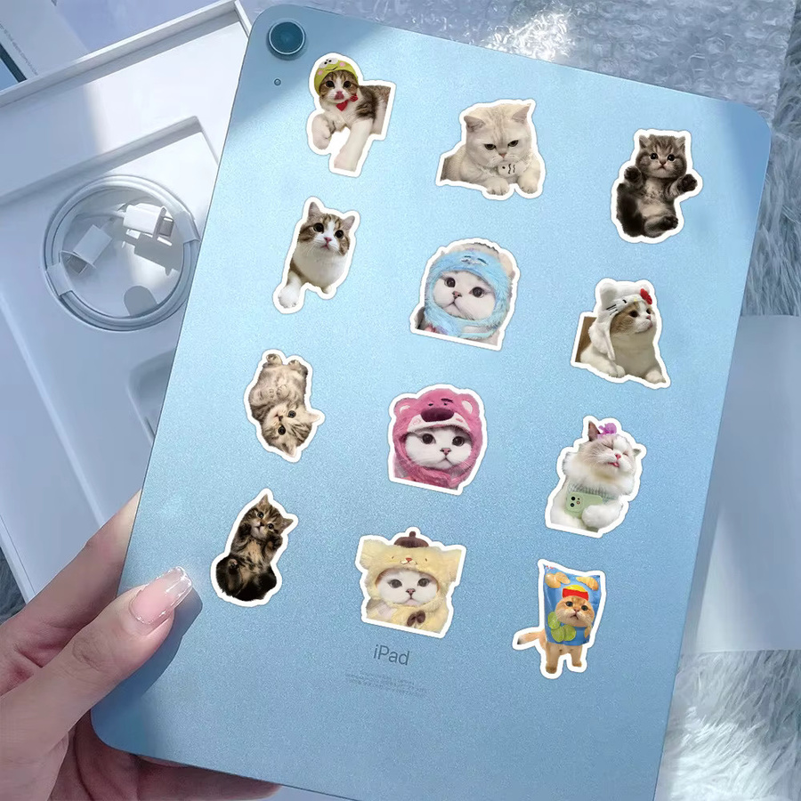 LOLEDE Lustige Katze Meme Tier Aufkleber Set in Multicolour für Scrapbooking, Laptop und Notebook - Bild 2