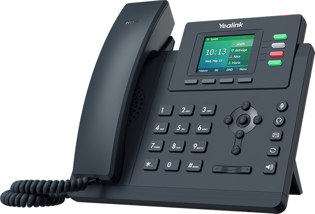 Yealink SIP-T33G VoIP-Telefon in Classic Gray mit 4 Leitungen und Ethernet/LAN-Anschluss - Bild 1