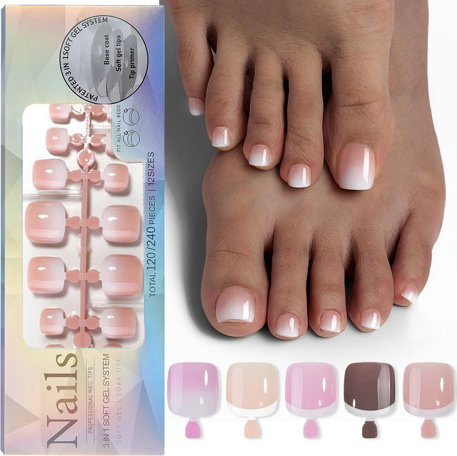 Misscheering False Nails, 120 Stück, Glänzend, 02, Unisex - Bild 1