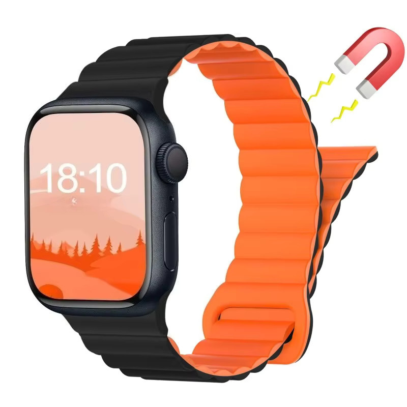NEY Uhrenarmband Silikon, Schwarz, Unisex - Bild 2