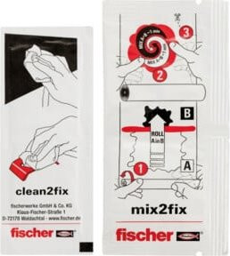 Fischer GOW Badkleber, 2 Stück, transparent, flexibel, 2 x 8 g - Bild 3