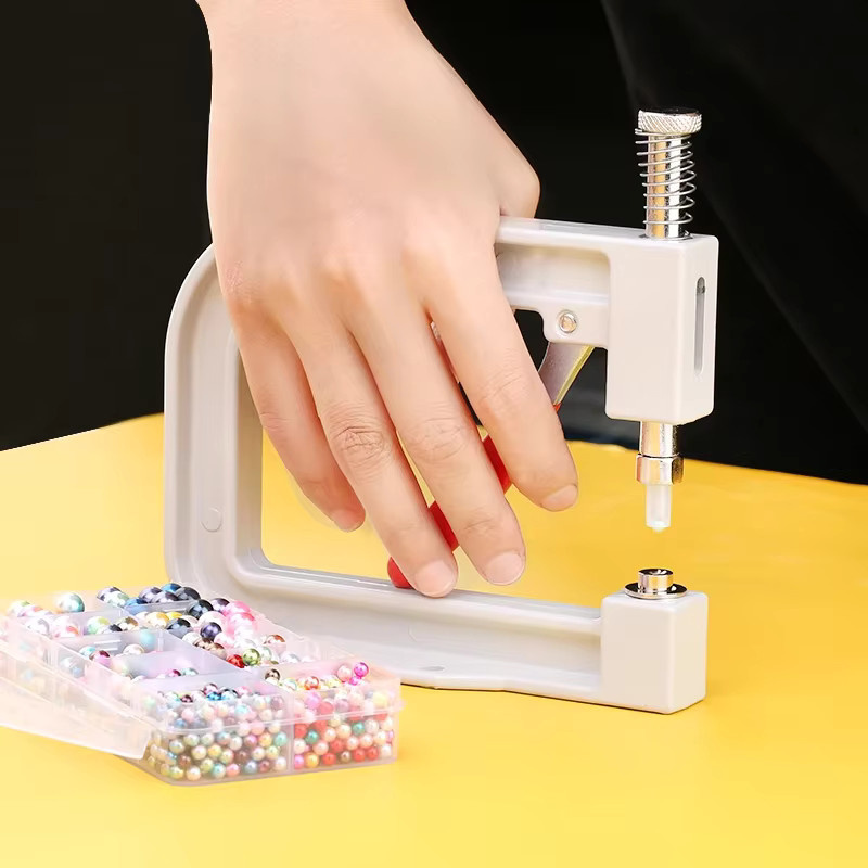 DUCRYSTAL Perlenfassung DIY Zubehör für Perlen-Nietenknöpfe zur Gestaltung von Hüten, Schuhen, Kleidung und Taschen - Bild 4