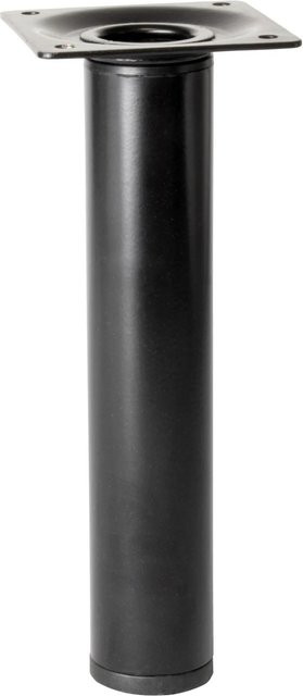 Wagner Teleskopfuß Justierbar Schwarz Ø 30 mm, Länge: 160 mm - 250 mm - Bild 1