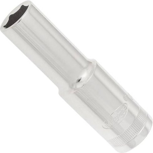 Vigour Steckschlüsseleinsatz 12mm mit 1/2 Zoll Innenvierkant Antrieb, lang, Farbe: Silber, Gesamtlänge: 7,7 cm - Bild 1