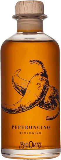 Bio Orto Natives Olivenöl extra mit Chili Bio 200 ml - Bild 1