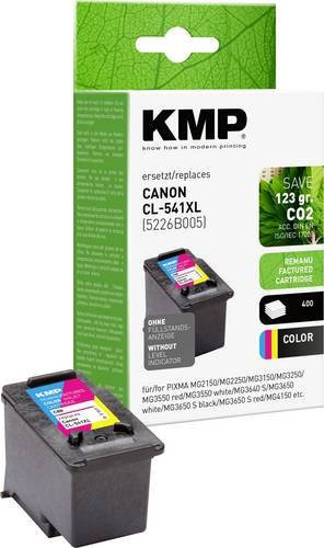 KMP Druckerpatronen Set XL kompatibel mit Canon CL-541 in Cyan, Magenta und Gelb - Bild 1