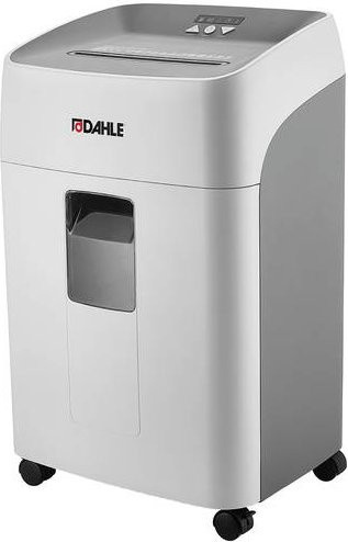 Dahle Aktenvernichter 404P DESKSIDE in Grau mit Partikelschnitt 4 x 35 mm, Sicherheitsstufe P-4, 40 Liter Fassungsvermögen, für bis zu 21 Blatt sowie CDs, DVDs und Büroklammern - Bild 1