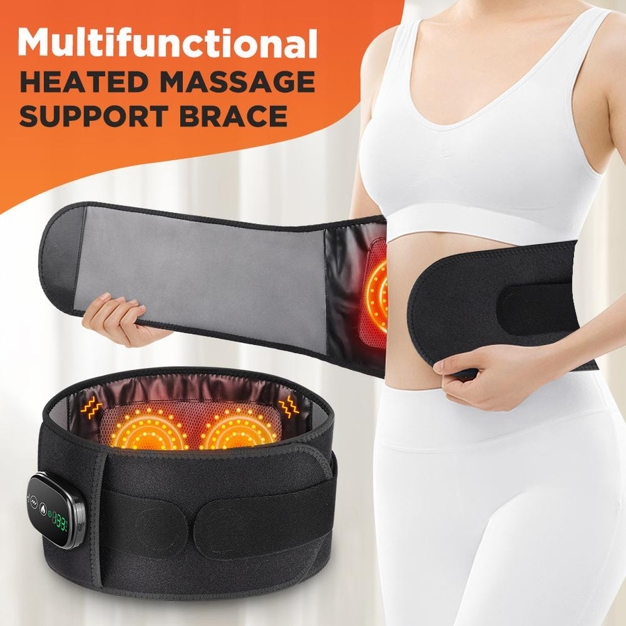 Heiz-Vibrations-Massagegürtel mit Rotlicht-Therapie - Bild 5