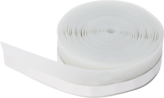 CosyHome Selbstklebender Dichtungsstreifen aus Silikon für Tür und Fenster, Schalldämmung und Staubschutz, Farbe: Weiß, Länge: 5 m, Breite: 2,5 cm - Bild 1