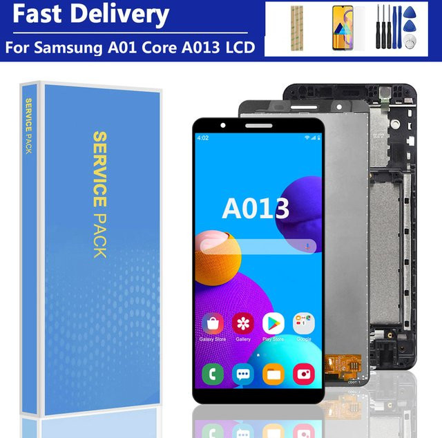 Samsung A01 Core LCD-Display mit Touchscreen-Digitizer in Schwarz für SM-A013G A013F A013M/DS - Bild 1