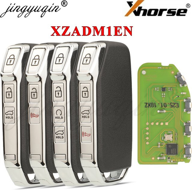 Xhorse VVDI PCB Globale Version für KIA Smart Key Fernbedienung in Schwarz, Universal für Sportage, Niro, K7, K5 mit Unterstützung für 47 4A 8A Chips, Modell XZKA82EN - Bild 1