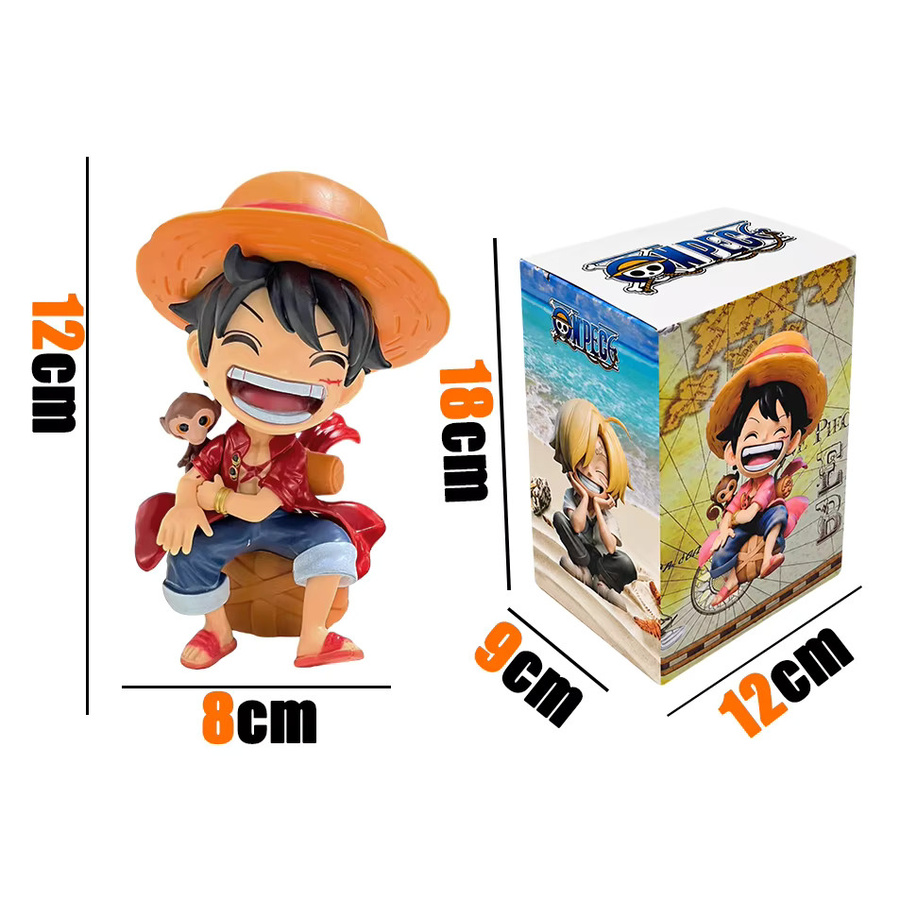 Bandai One Piece Monkey D Luffy Roronoa Zoro, Einzelfigur, Kunststoff - Bild 2