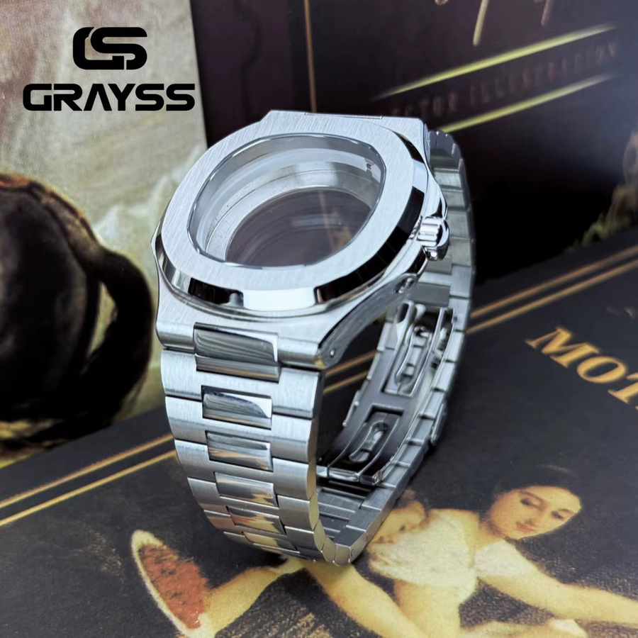 GRAYSS Uhrenarmband Edelstahl, Silber, Unisex - Bild 2