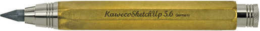 Kaweco Sketch Up Fallbleistift aus Messing in Gold mit Graphit Mine 5B - Bild 1