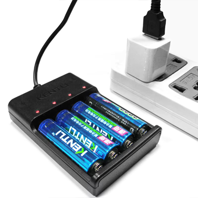 KENTLI AA Polymer-Lithium-Ionen-Akkus mit 3000mAh und AA AAA Ladegerät - Bild 3