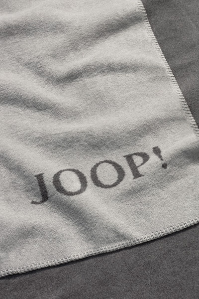 Wohndecke JOOP! FABRICS COLLECTION UNI-DOUBLEFACE in Grau, B/T: 150 x 200 cm - Bild 4