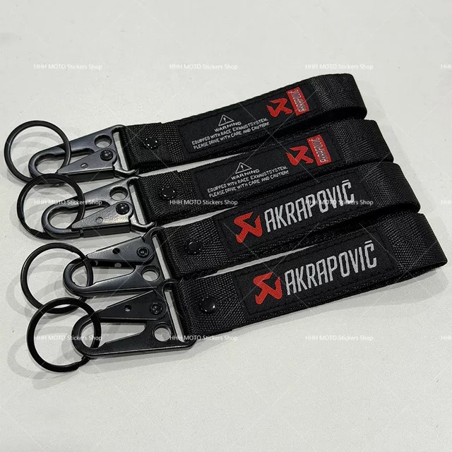 Akrapovic Schlüsselanhänger, besticktes Band, Unisex - Bild 1