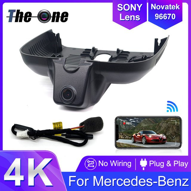 HESHECAM Dashcam im OEM-Style für Mercedes-Benz GLB 200 220 X247 und EQB 260 (2024-2026), Auto-DVR-Kamera mit Nachtsicht, Schwarz - Bild 1