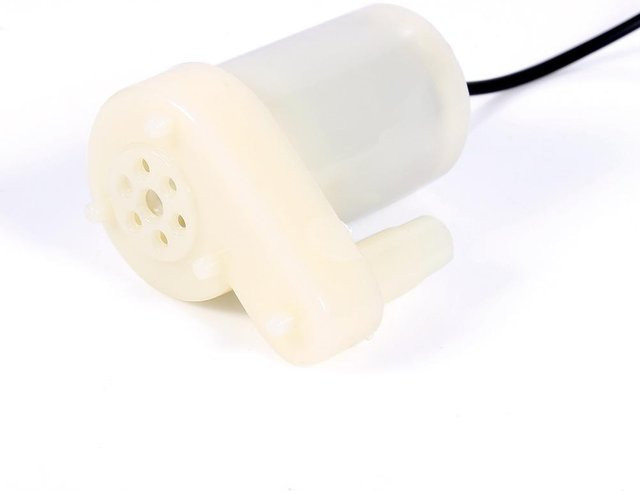 KaiSai Mini Mikro Tauchmotorpumpe für Aquarium, DC 3-4,5V, 100L/H, Weiß, Type 1 - Bild 1